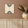 Geometrische bogen - Minimalistisch - Symmetrisch aluminium wit klein -sfeer4