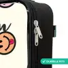 Speelse smiley-mix Kinderkoffer - Zwart klein -rits_NL