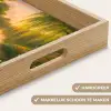 Eenden - Vijver - Bloemen Dienblad Rechthoek middel -USP_HandgreepNL