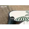 Terras - Illustratie - Groen Placemat vinyl groot -closeup