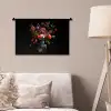 Boeket - Veldbloemen - Vaas Wandkleed katoen klein -sfeer4