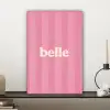 Roze - Gestreept - Belle canvas 2cm klein -sfeer6