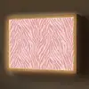 Zebra - Print - Roze Light Box met batterij (Wandlamp) middel 907 -z3d_website