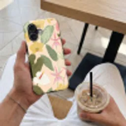 Patroon - Bloemen - Kleurrijk Toughcase MagSafe Apple iPhone 17 klein -Sfeer1M