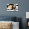 Abstract - Goud - Zilver - Vormen - Aesthetic - Modern poster papier klein -sfeer2