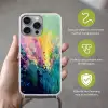 Dromerige - Langgerekte bloemen Hoesje iPhone 16 Pro Max met koord klein -sfeer2_NL