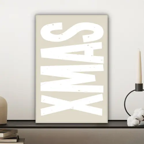 Xmas - Kerst - Japandi - Kerstversiering canvas 2cm klein -sfeer6