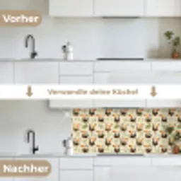 Toekans - Exotisch - Kleurrijk keuken achterwand 2 middel 871 -voor-na_DE