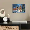 Kerstwonder - Winteravond - Kleurrijk poster papier klein -sfeer1