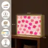 Bloemen - Patroon - Roze Light Box met batterij (Wandlamp kind) middel -USP_websiteoverzichtNL