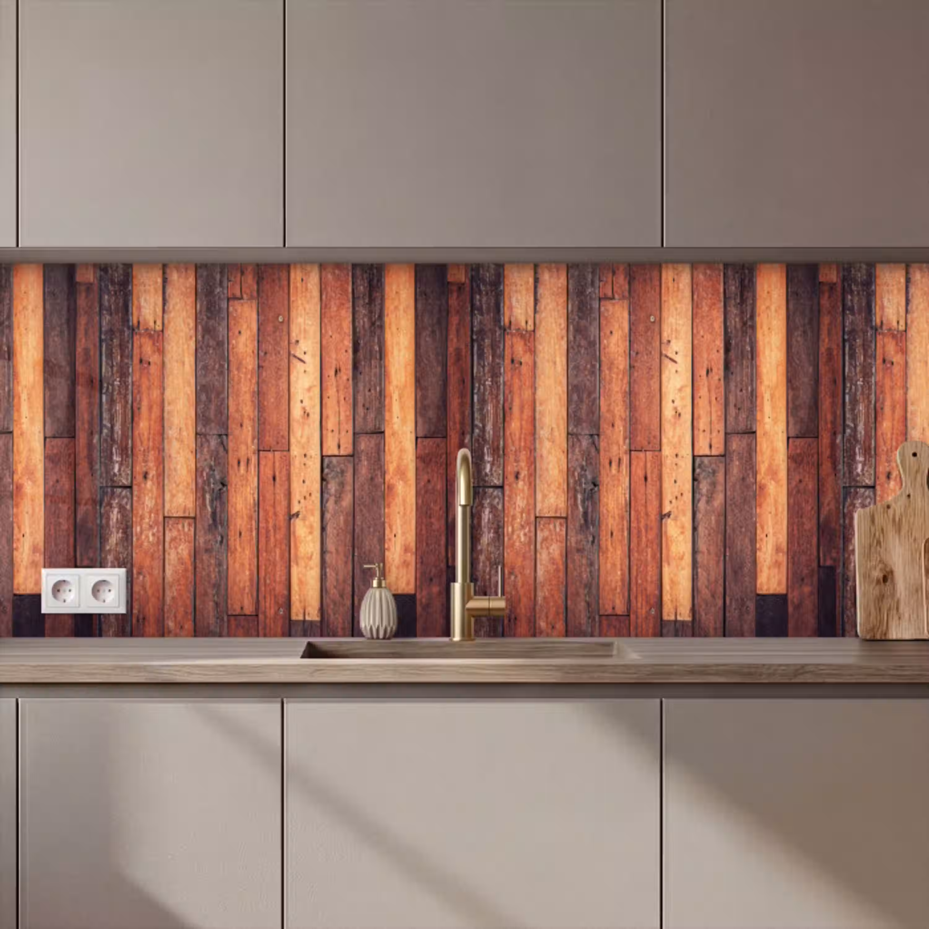 Plank - Vintage - Patroon keuken achterwand 2 middel 871 zz_3dshopping