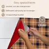 Plaid - Patroon - Vierkant - Bruin keuken achterwand spatscherm klein 900 -spatscherm_NL