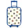 Speelse smiley-mix Kinderkoffer - Blauw klein -zz3dotto