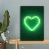 Neon - Groen - Licht canvas 2cm klein -sfeer4