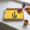 Cactus - Groen - Minimalistisch Dienblad Rechthoek middel -sfeer2