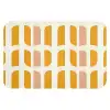 Geometrisch - Patroon - Geel - Roze Badmat klein 997 -3d