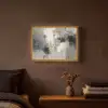 Kleurenpalet - Penseelstreken - Beige - Nevelig Light Box met batterij (Wandlamp) middel -sfeer4