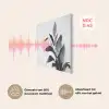 Plant - Bladeren - Minimalistisch - Zwart PET vilt klein -USP_NL