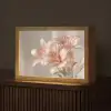 Lelies - Meeldraden - Roze - Wazig Light Box met kabel (Tafellamp) klein -z3d_website