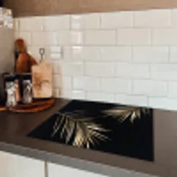 Gouden Elegantie van de Tropen Inductie beschermer vinyl 3mm klein -sfeer3