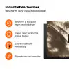 Badkleding - Palmbomen - Schaduw - Tropisch Inductie beschermer vinyl 3mm klein -zzzzzzz-td-ups