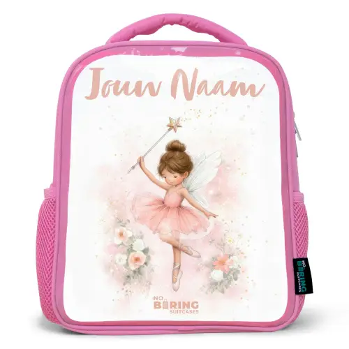Ballerina fee in roze Kinderrugzak - Roze middel -3d