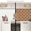 Retro - Vintage - Design - Cirkel keuken achterwand 2 middel 871 -voor-na2_NL
