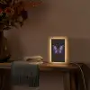 Vlinder - Paars - Levendig Light Box met kabel (Tafellamp) klein -sfeer4