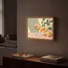Citroenen - Glas - Tafelkleed - Geblokt Light Box met batterij (Wandlamp) middel -sfeer1