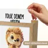 Egel - Wit - Dieren - Quote - Hart Light Box met kabel (Kinderlampje) klein -USP_websiteprintNL