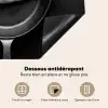 Pan - Vis - Zwart - Wit Inductie beschermer vinyl 3mm middel -usfeer4_FR