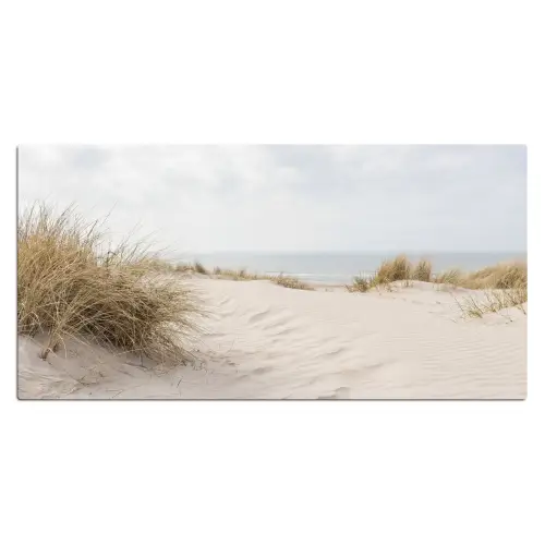 Wolken - Duinlandschap - Zand Muismat XXL klein -3d_leeg