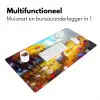 Schaap - Weide - Bloemen Muismat XXL klein -sfeer4