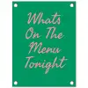 Menu - Quote - Roze tuinposter los doek klein -3d