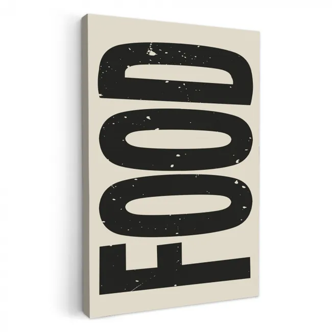 Japandi - Eten - Vintage - Decoratie KitchenYeah - Keuken - Canvas klein -3d