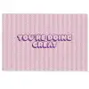 Paars - Strepen - You're doing great - Schaduw Deurmat klein -zkaufland3d