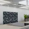 Koele - Grijze - Kiezels keuken achterwand spatscherm klein 900 -3d_schuin