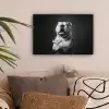 Buldog - Hond - Glas canvas 2cm klein -sfeer1