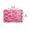 Roze - Schuim - Bubbels Placemat vinyl groot -specs