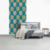 Kattengezichten - Sterren - Turquoise fotobehang vinyl groot 64 -slaapkamer