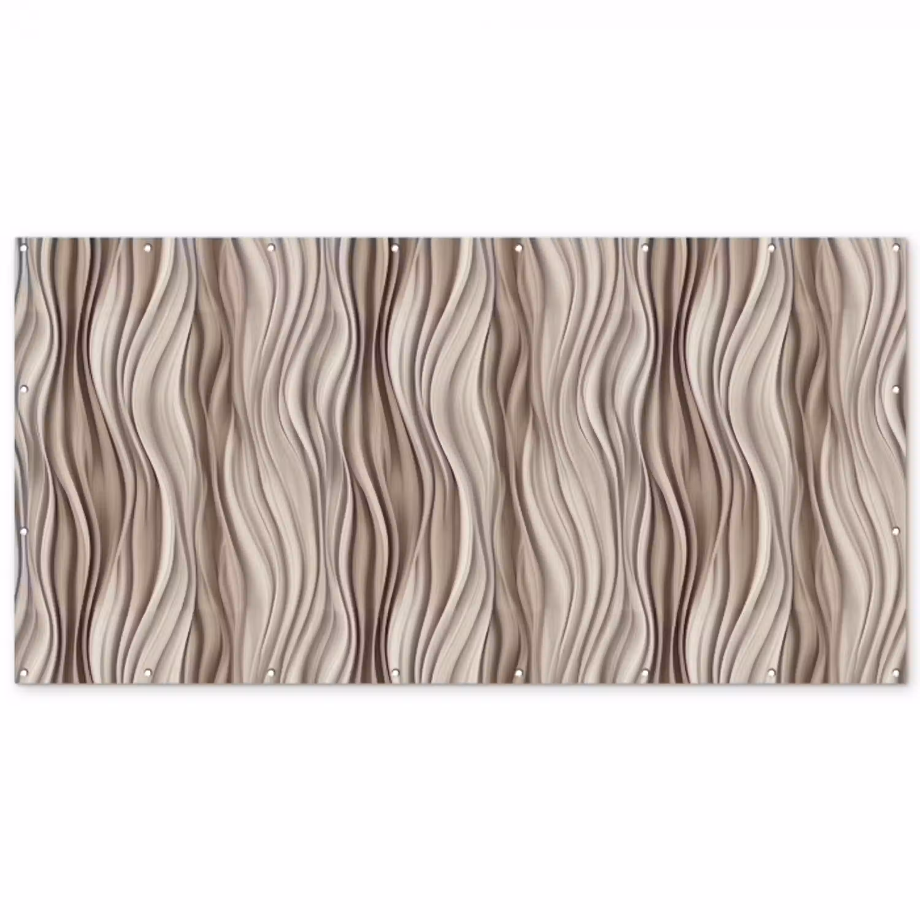 Golven - 3D - Crème Balkonbeschermer Duitsland klein 596 -zz_3d