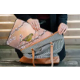 Groenling - Katjes - Lente - Natuur - Zacht laptophoes neopreen klein -tas