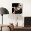 Giraffe - Dieren - Zwart - Portret - Dieren plexiglas 5mm klein -sfeer6