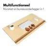 Vazen - Bloemen - Bladeren - Minimalistisch Muismat XXL klein -sfeer4