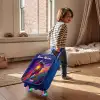 Crossmotor - Neonkleuren - Lijnen - Helm Kinderkoffer - Blauw klein -sfeer1