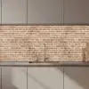Stenen - Bruin - Licht - Patroon keuken achterwand 2 middel 871 zz_3dshopping
