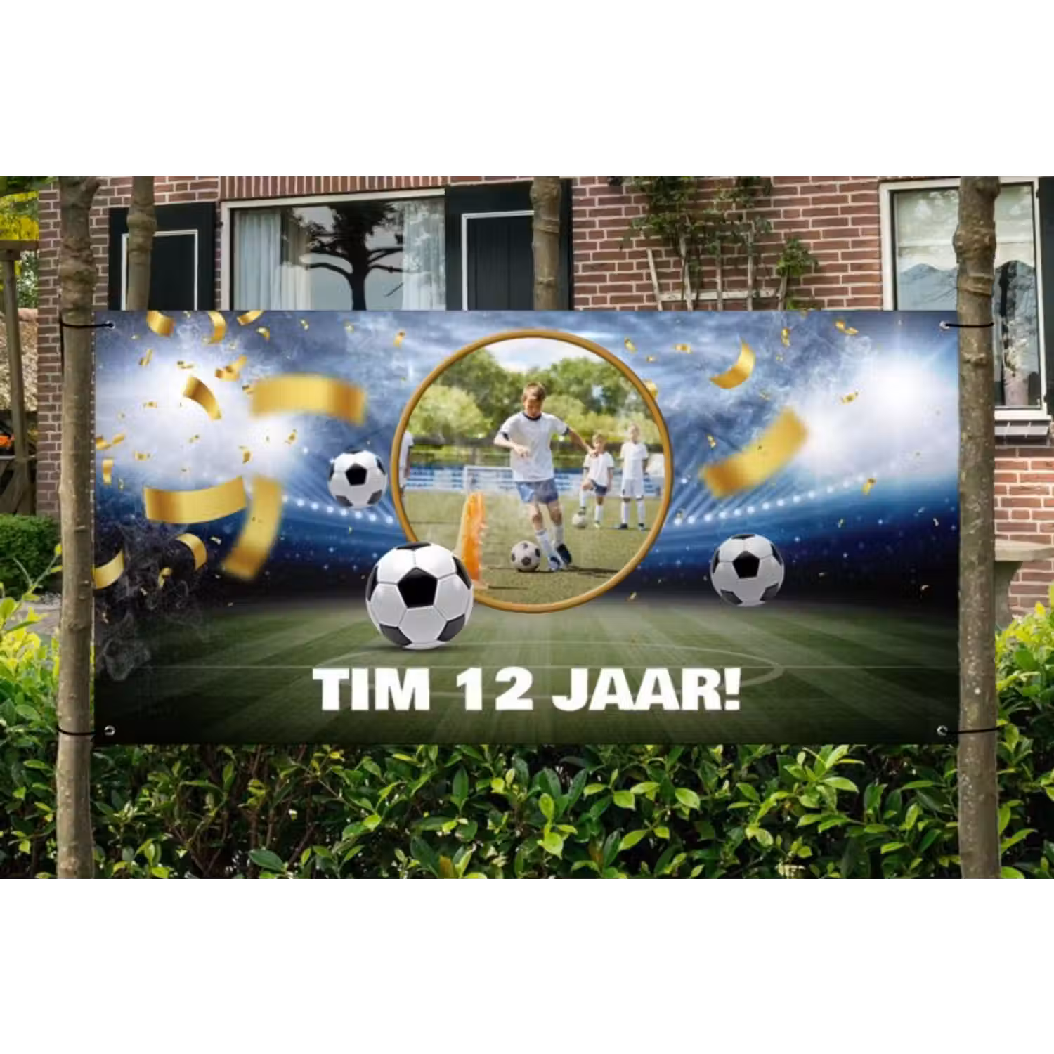 Spandoek - Verjaardag - Voetval