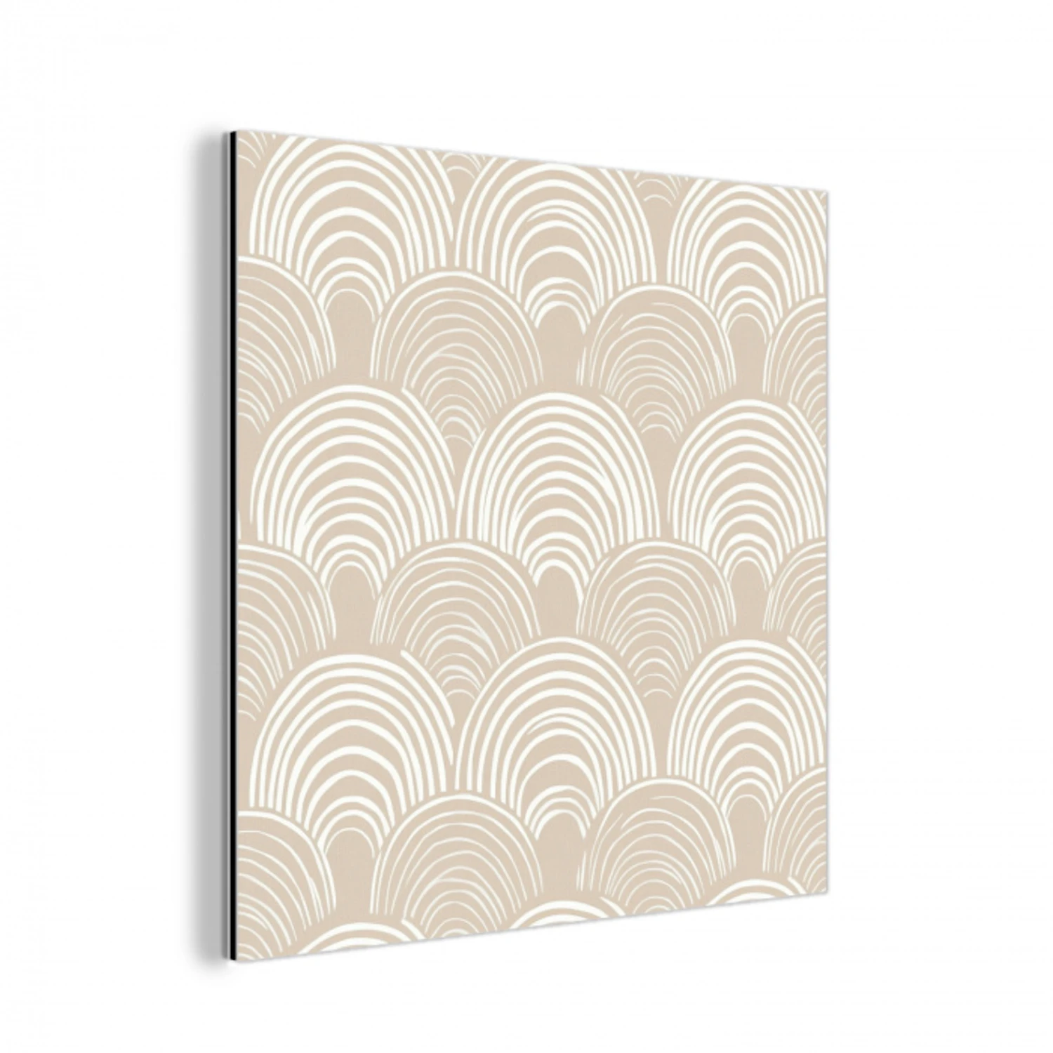 Golven - Structuur - Beige aluminium wit klein 46 -3d