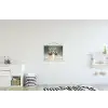 Kerstmagie - Winterwoud - Rendier textielposter latten blank klein -kinderkamer