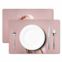 Kaketoe - Portret - Roze Placemat vinyl groot -zzsfeer2_Kitchenyeah-website